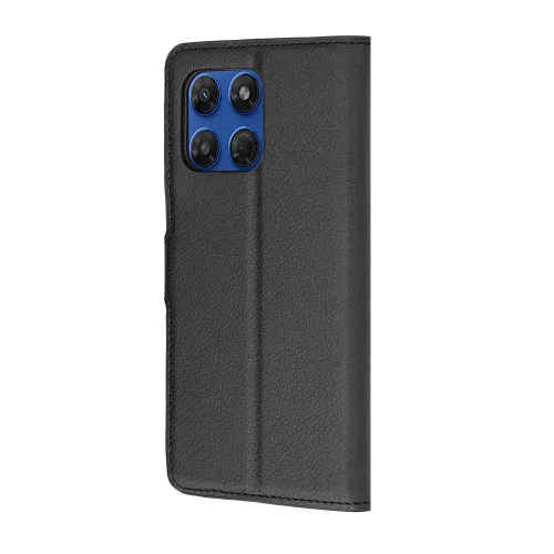 Techsuit - Leather Folio kinyitható tok - Motorola Moto G37 / G37 Power / G47 - Fekete