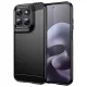 Techsuit - Carbon szilikon tok - Motorola Moto G87 / G77 / G67 - Fekete