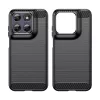 Techsuit - Carbon szilikon tok - Motorola Moto G87 / G77 / G67 - Fekete