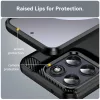 Techsuit - Carbon szilikon tok - Motorola Moto G87 / G77 / G67 - Fekete