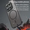 Techsuit - HaloFrost II MagSafe tok - Motorola Moto G87 / G77 / G67 - Fekete