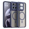Techsuit - HaloFrost II MagSafe tok - Motorola Moto G87 / G77 / G67 - Sötétkék