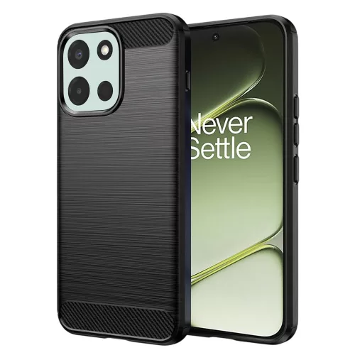 Techsuit - Carbon szilikon tok - OnePlus Nord 6 - Fekete