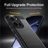 Techsuit - Carbon szilikon tok - OnePlus Nord 6 - Fekete