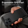 Techsuit - Carbon szilikon tok - OnePlus Nord 6 - Fekete
