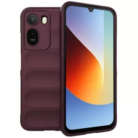   Techsuit - Magic Shield tok - Xiaomi Redmi A7 Pro 4G - Bordó