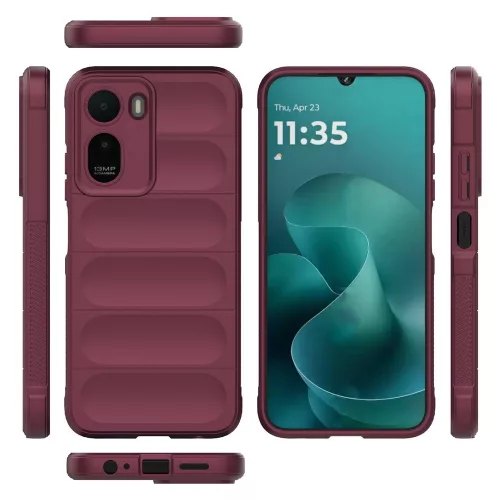 Techsuit - Magic Shield tok - Xiaomi Redmi A7 Pro 4G - Bordó
