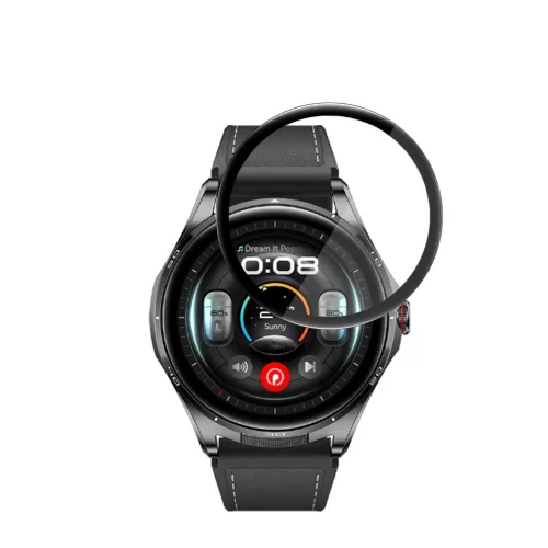 Techsuit - Nano Flex (2 pack) - Huawei Watch Buds 2 - Black