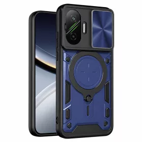  Techsuit - CamGuard Pro tok ütésálló tok - Xiaomi Poco F7 - Kék