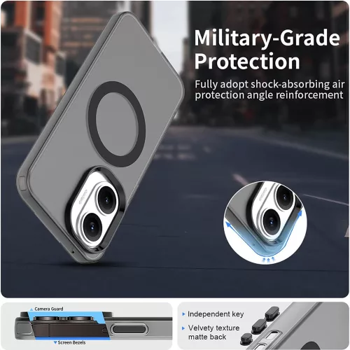 Techsuit - CandyCase MagSafe tok - Xiaomi Poco F7 - Fekete