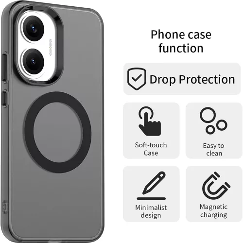 Techsuit - CandyCase MagSafe tok - Xiaomi Poco F7 - Fekete