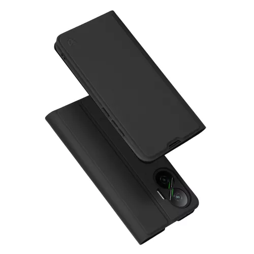 Techsuit - Magskin Book kinyitható tok - Xiaomi Poco F7 - Fekete