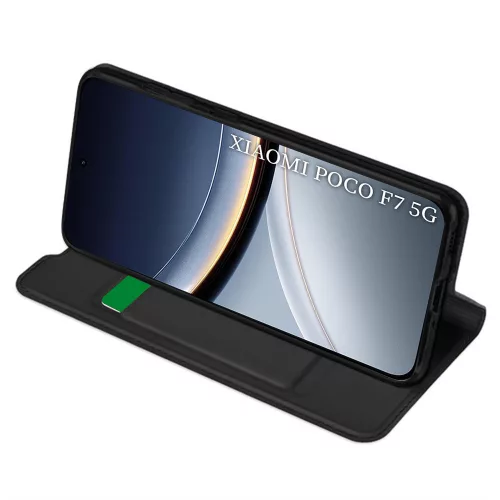Techsuit - Magskin Book kinyitható tok - Xiaomi Poco F7 - Fekete