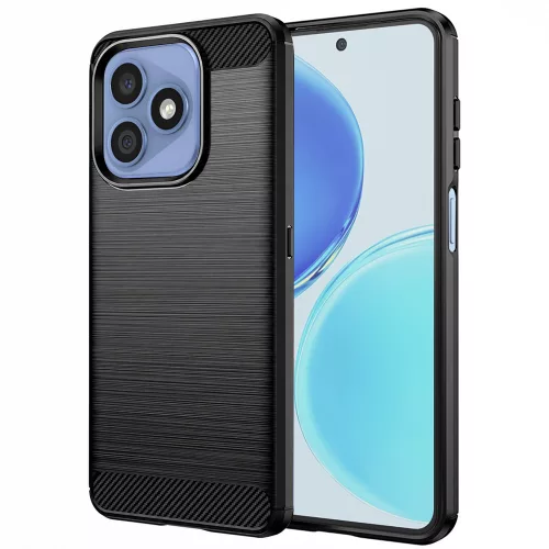Techsuit - Carbon szilikon tok - Honor X8d - Fekete