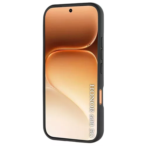Techsuit - Glinth gyűrűs tok - Honor 600 / 600 Pro - Fekete