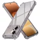 Techsuit - Shockproof Átlátszó Ütésálló Szilikon tok - Honor 600 - Átlátszó fekete