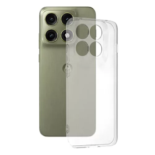 Techsuit - Clear Silicone tok - Motorola Edge 70 Pro - Átlátszó