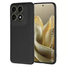   Techsuit - SoftFlex szilikon tok - Motorola Edge 70 Pro - Fekete
