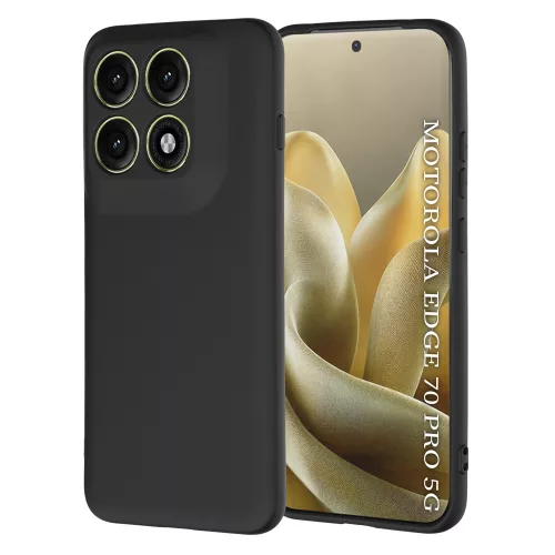 Techsuit - SoftFlex szilikon tok - Motorola Edge 70 Pro - Fekete