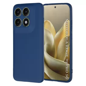   Techsuit - SoftFlex szilikon tok - Motorola Edge 70 Pro - Sötétkék