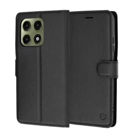  Techsuit - Leather Folio kinyitható tok - Motorola Edge 70 Pro - Fekete