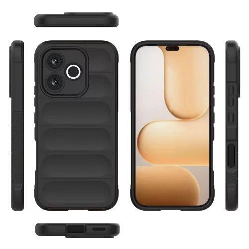 Techsuit - Magic Shield tok - Honor 600 Lite - Fekete