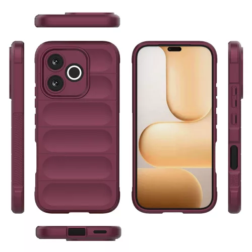 Techsuit - Magic Shield tok - Honor 600 Lite - Bordó