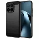 Techsuit - Carbon szilikon tok - Xiaomi 17T Pro - Fekete