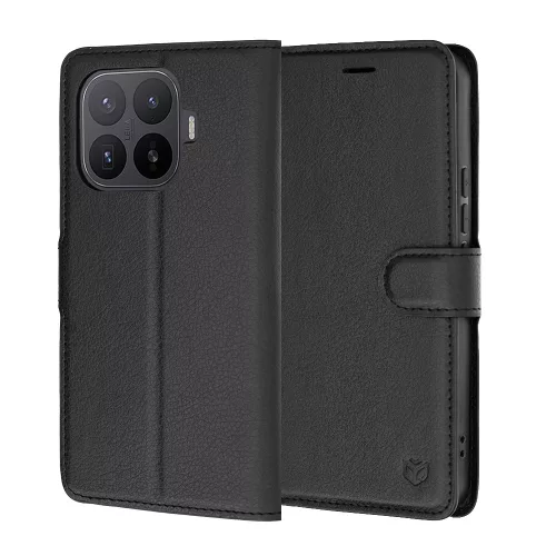 Techsuit - Leather Folio kinyitható tok - Xiaomi 17T Pro - Fekete