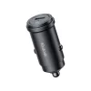 Mcdodo - Car Charger Obsidian Series (CC-7495) - Type-C to Lightning Cable Included, PD45W, Smart IC, Mini Size, 1.2m - Black