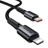 Mcdodo - Car Charger Obsidian Series (CC-7495) - Type-C to Lightning Cable Included, PD45W, Smart IC, Mini Size, 1.2m - Black