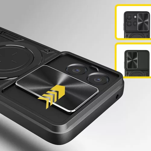 Techsuit - CamGuard Pro tok ütésálló tok - Xiaomi 17T Pro - Kék
