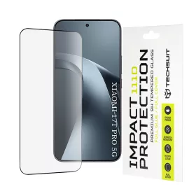   Techsuit - 111D Full Cover / Full Glue üvegfólia - Xiaomi 17T Pro - Fekete