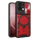 Techsuit - CamGuard Pro tok ütésálló tok - Oppo A6 Pro 4G / A6 Pro 5G - Piros