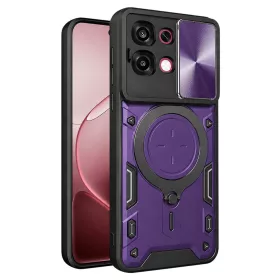   Techsuit - CamGuard Pro tok ütésálló tok - Oppo A6 Pro 4G / A6 Pro 5G - Lila