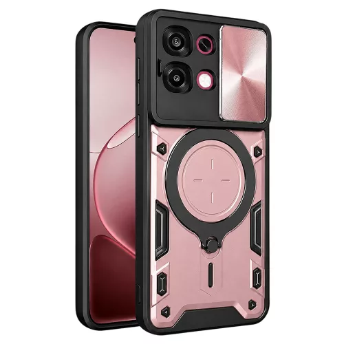 Techsuit - CamGuard Pro tok ütésálló tok - Oppo A6 Pro 4G / A6 Pro 5G - Rosegold