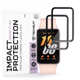 Techsuit - Nano Flex (2 pack) - Samsung Galaxy Fit3 - Black