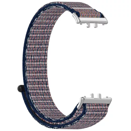 Techsuit - Watchband (W087) - Samsung Galaxy Fit3 - Navy Mosaic