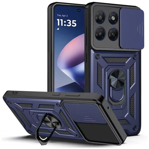 Techsuit - CamShield ütésálló tok - Motorola Moto G37 / G47 - Kék