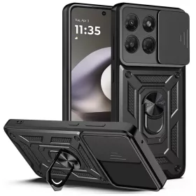   Techsuit - CamShield ütésálló tok - Motorola Moto G37 Power - Fekete
