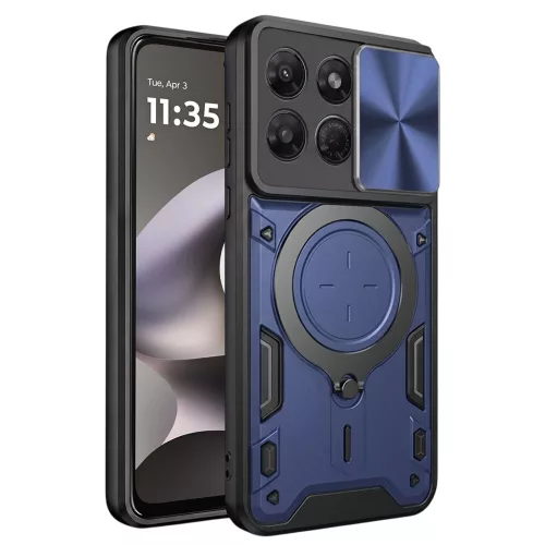 Techsuit - CamGuard Pro tok ütésálló tok - Motorola Moto G37 Power - Kék