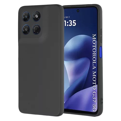 Techsuit - SoftFlex szilikon tok - Motorola Moto G37 / G37 Power / G47 - Fekete