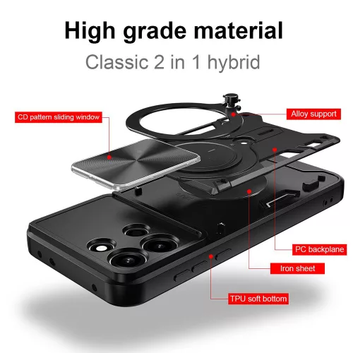 Techsuit - CamGuard Pro tok ütésálló tok - OnePlus Nord 6 - Kék