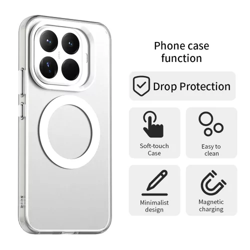 Techsuit - CandyCase MagSafe tok - Xiaomi 17T Pro - Fehér