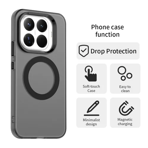 Techsuit - CandyCase MagSafe tok - Xiaomi 17T - Fekete
