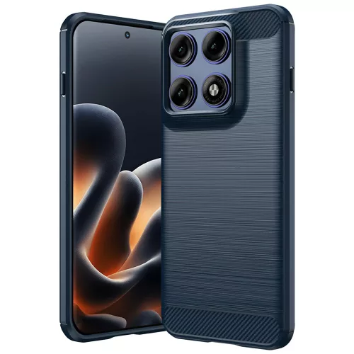 Techsuit - Carbon szilikon tok - Motorola Edge 70 Pro - Kék