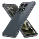 Techsuit - Shockproof Átlátszó Ütésálló Szilikon tok - Motorola Edge 70 Pro - Átlátszó fekete