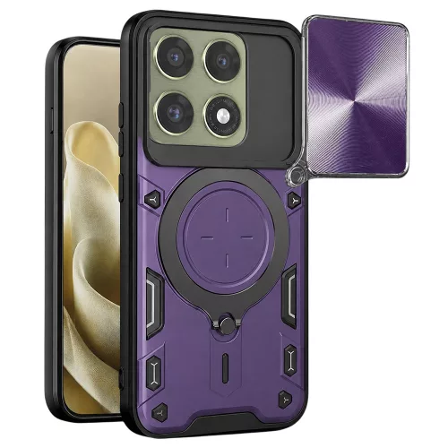 Techsuit - CamGuard Pro tok ütésálló tok - Motorola Edge 70 Pro - Lila
