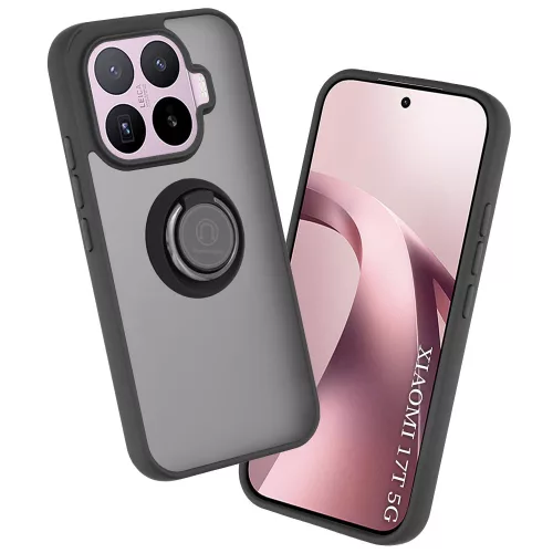 Techsuit - Glinth gyűrűs tok - Xiaomi 17T - Fekete