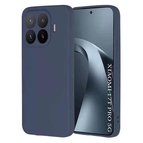 Techsuit - SoftFlex szilikon tok - Xiaomi 17T Pro - Sötétkék
